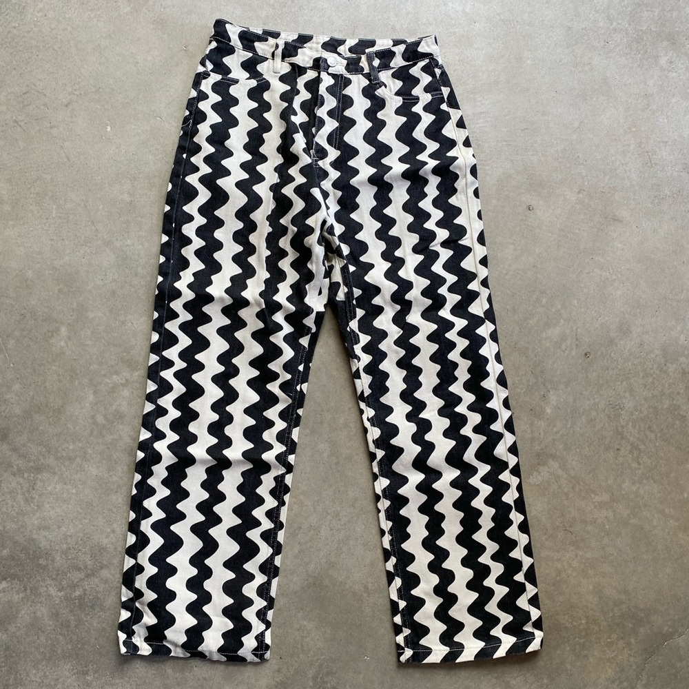 Cider Wavy Print Jeans